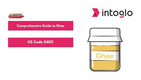 Ghee India Hs Code