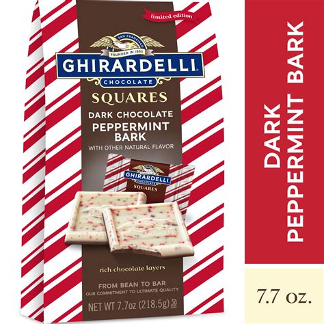 ghirardelli dark chocolate peppermint bark