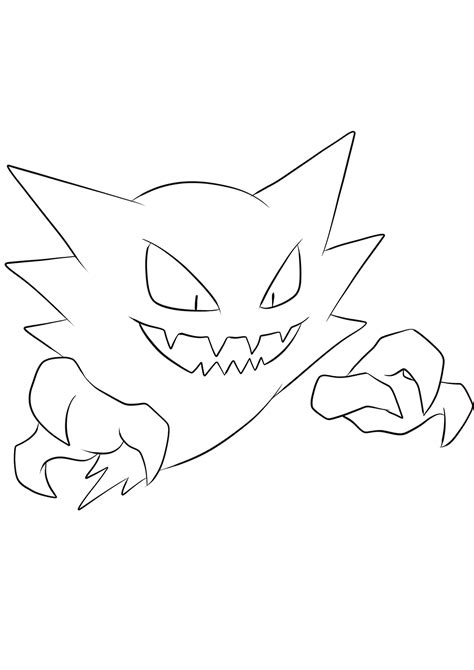 Ghost Pokemon Coloring Pages: A Fun Way To Explore The World Of Pokemon