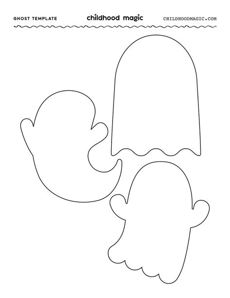 Ghost Targets Paper Printable