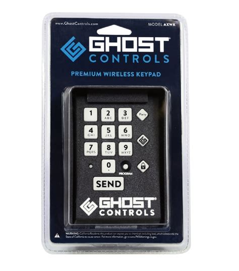 How To Reset Ghost Control Keypad