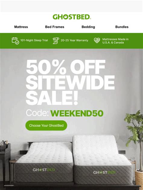 Ghostbed Discount Code 2021