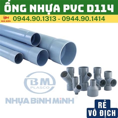 giá ống nhựa bình minh 114