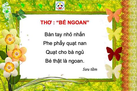 giáo án thơ bé ngoan