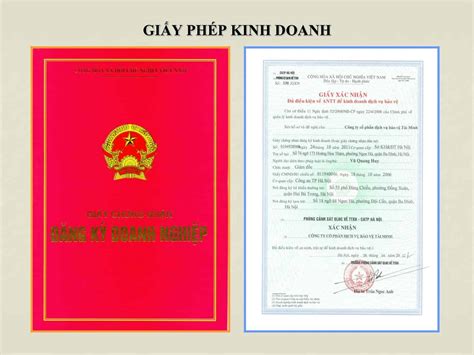 giấy chứng nhận kinh doanh