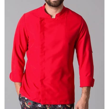 Giacca Da Cuoco Rossa