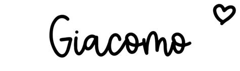 giacomo name in english