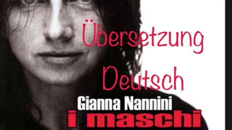 gianna nannini i maschi text deutsch