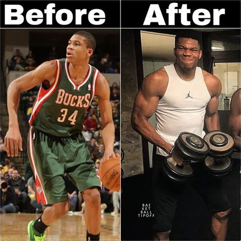 giannis antetokounmpo before after