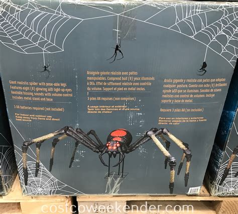 Giant Spider With LED Eyes