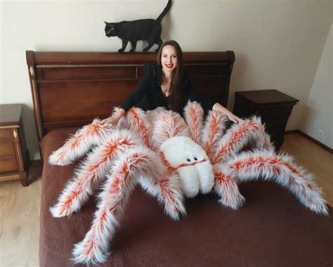 Housewarming Gift Idea A Giant Spider Pillow From This Online Shop