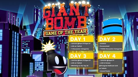 Giant Bomb Schedule
