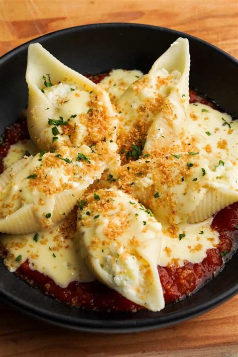 giant cheese stuffed shells recipe