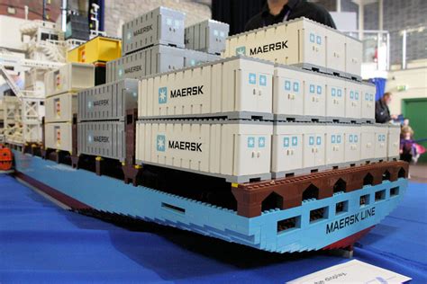 giant lego cargo ship