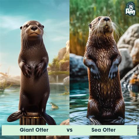 giant river otter vs sea