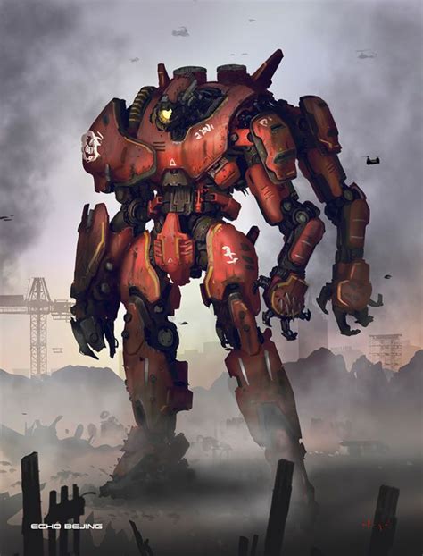 Giant Robots Concept Art