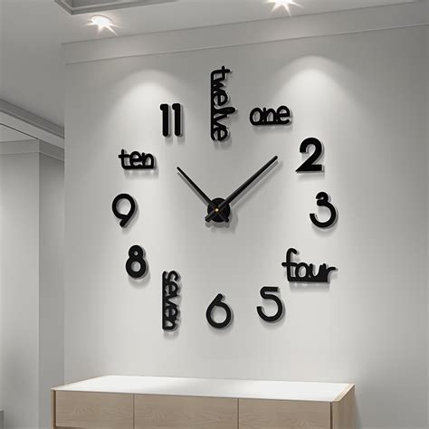 Giant Wall Clock Frameless