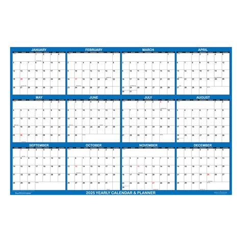 2025 Giant Print Calendar