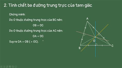 giao điểm của 3 đường trung trực