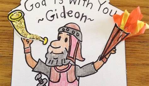 God Gave Gideon Courage Color by Number - Children's Bible Activities