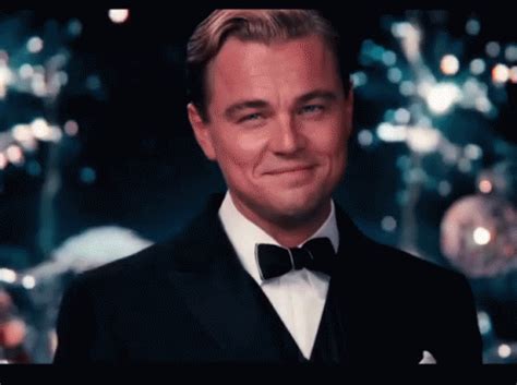 gif leonardo dicaprio champagne