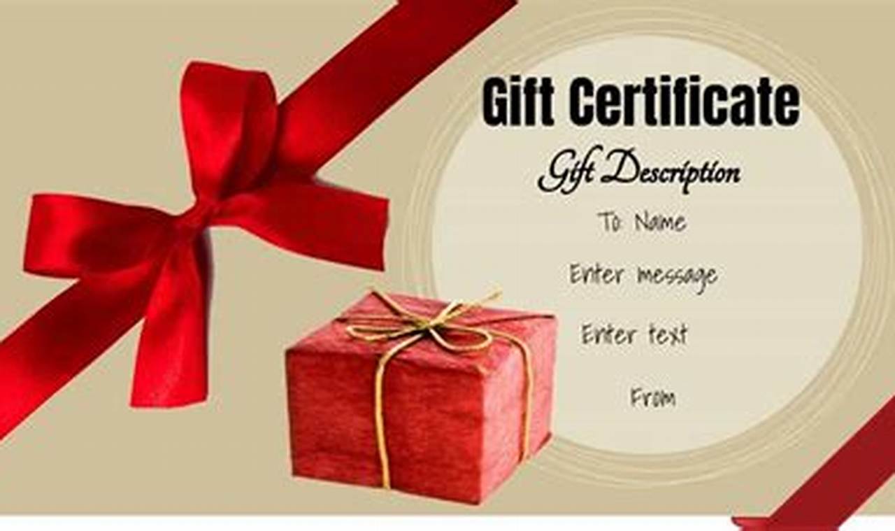 Unlock the Secrets of Gift Certificate Templates: Discoveries and Insights Await