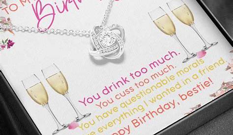 Personalized double sided engraved necklace | Bff gifts, Friend