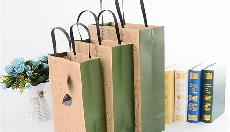 (50pcs/lot) Wholesale high quality paper gift bag-in Totes from Luggage