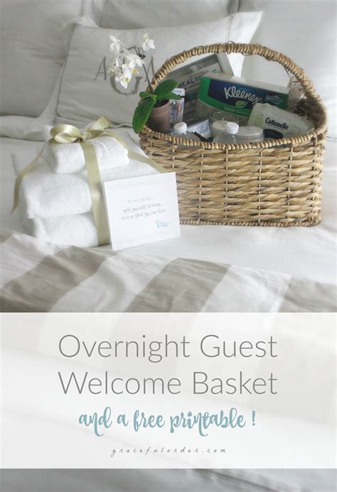 Gift Baskets For Overnight Guests