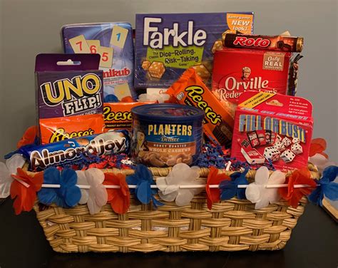 gift baskets with games