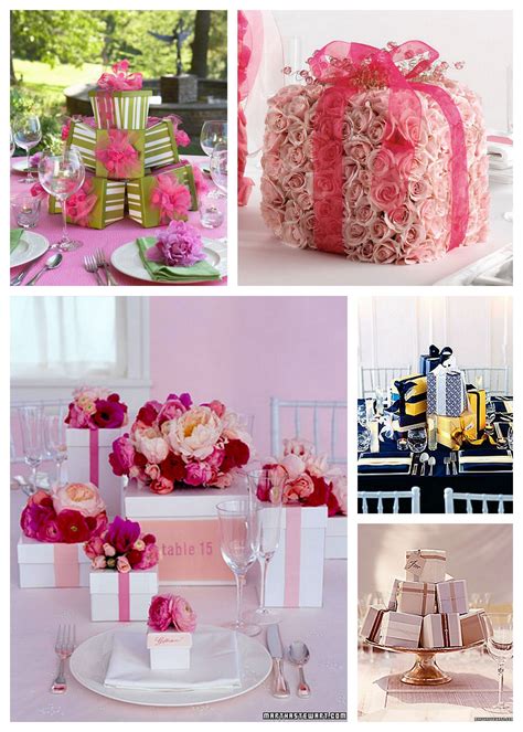 Gift Box Centerpieces