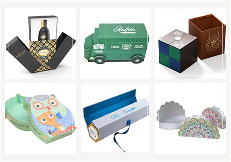 Gift Box Shaped Paper