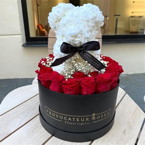 Gift Box White Flower