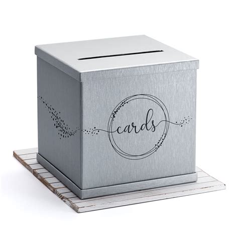 Gift Card Box Silver