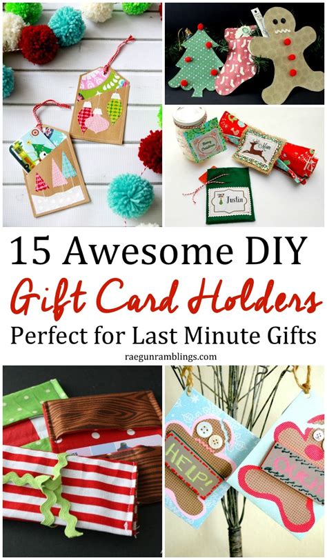 Gift Card Holders Diy