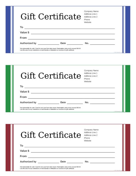 2022 Gift Certificate Form Fillable, Printable PDF & Forms Handypdf