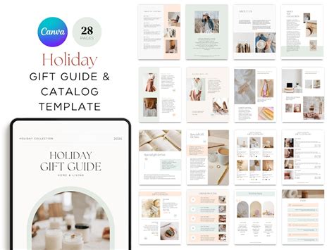 Gift Guide Template Canva