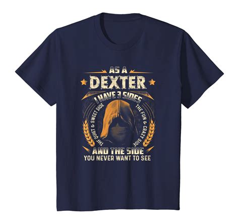 Dexter Long Sleeve TShirt Portrait Black Tee Clothing