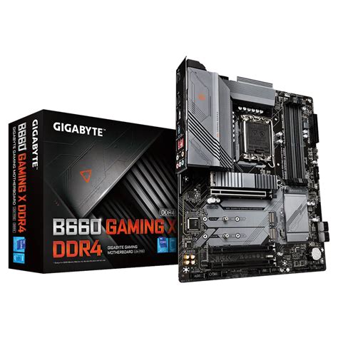 GIGABYTE B660 GAMING X AX DDR4 Mainboard Intel B660 Intel LGA1700 socket DDR4 RAM ATX