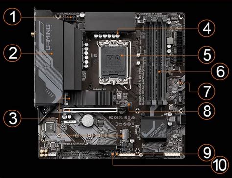 B760M GAMING X AX DDR4 (rev. 1.x) Key Features Motherboard GIGABYTE Global