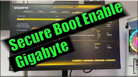 How To Enable Secure Boot On Gigabyte Motherboard