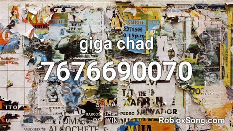 gigachad roblox id