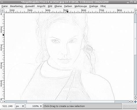 Gimp Filter Bleistift