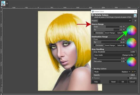Gimp Filter To Change Color