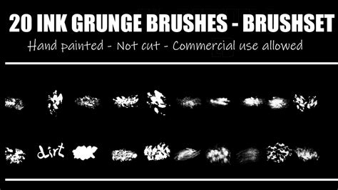 Gimp Grunge Brushes