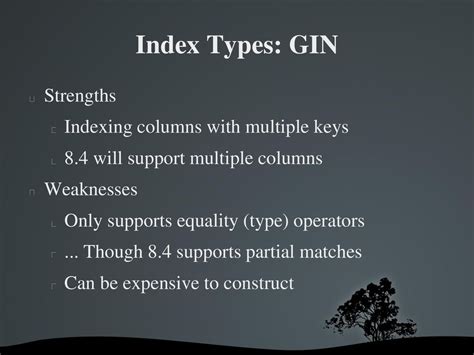 Gin Index Multiple Columns