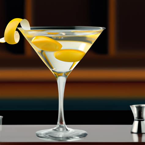 Gin Martini Orange Bitters