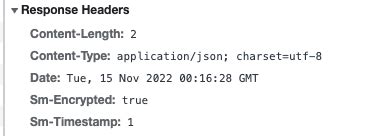Gin Set Response Code