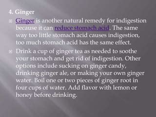 Ginger Ale Help With Indigestion