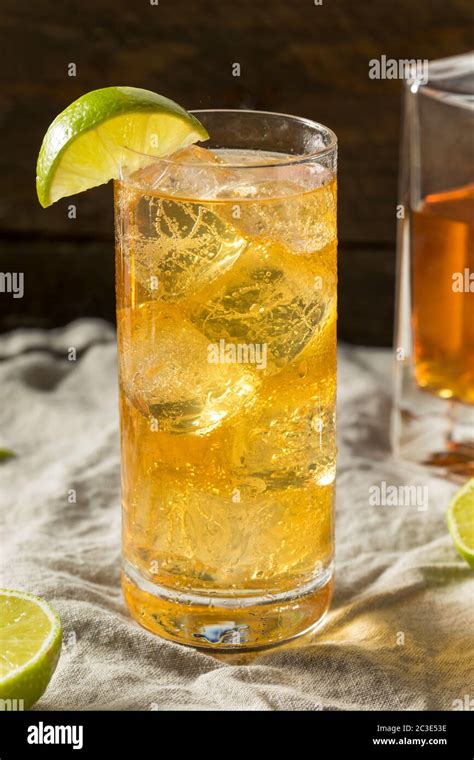 ginger ale whiskey lime
